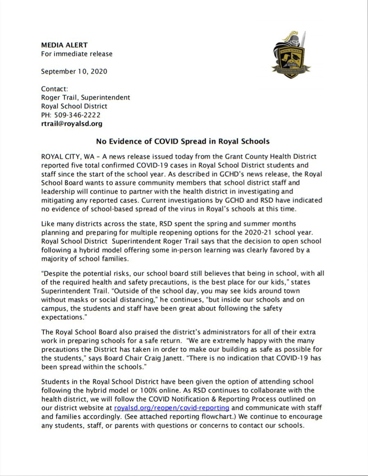 Read Full Statement Here